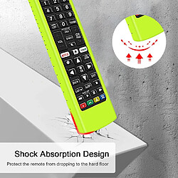 SANAG etui De Protection En Silicone Pour Lg Telecommande Akb75095308 Akb74915324 Akb73715601, Antiderapant Housse Coque Compatible Avec Lg Tv Remote(Jaune) pas cher