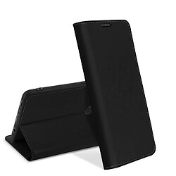 Avizar Étui Samsung Galaxy A21s Folio Cuir Véritable Porte cartes Support Vidéo - noir