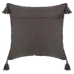 Housse de Coussin Slub 40x40cm Gris