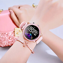 Universal Smartwatch Femmes 1,3 pouces Full Touch Écran rond Fitness Tracker Smartwatch Surveillance de la fréquence cardiaque Cadeaux pour femmes | Smartwatch (rose)