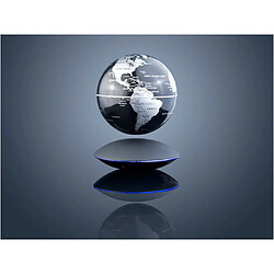 Magneticland Globe noir-argent en lévitation GEOLITE