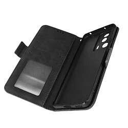 Avizar Étui Folio pour Xiaomi 13 Lite Porte-cartes Amovible Languette magnétique noir