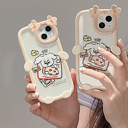 Avis GUPBOO Étui pour iPhone12 Ligne fromage petit chien blanc dessin animé étui pour téléphone portable niche souple