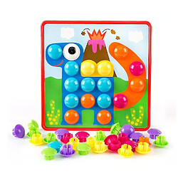 Acheter Universal Puzzle tridimensionnel pour enfants jouets boutons colorés assemblage champignon ongles kit bébé puzzle créatif