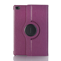 Etui en PU avec support violet pour votre Huawei MediaPad M5 lite 10/C5 10