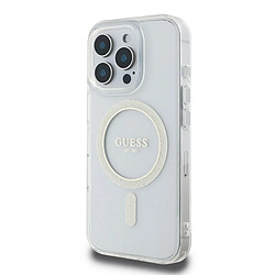 Guess Maroquinerie Guess Coque iPhone 16 Pro MagSafe - Transparent