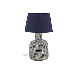 Aubry Gaspard Lampe en jonc et coton.