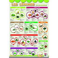 Poster pédagogique - Légumes - 52 x 76 cm