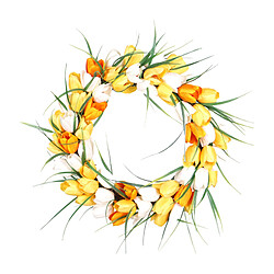 Guirlande De Tulipe Guirlande De Guirlande De Mariage Décor De Porte Jaune