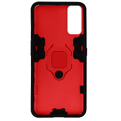 Avizar Coque Vivo Y20s Hybride Antichoc Bague Métallique Support Vidéo rouge