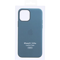 Avis Apple Coque Leather MagSafe pour l'iPhone 12 (Pro) - Baltic Blue