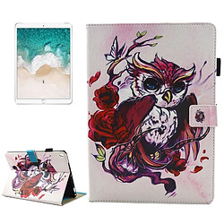 Wewoo Coque Papillon iPad Pro 10.5 - Hibou Coque tablette - Protection complète - Motif fantaisie - Stand intégré