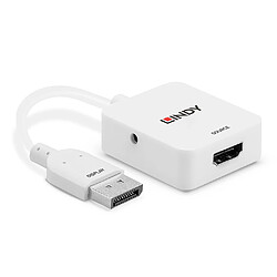 Lindy 38303 câble vidéo et adaptateur 0,095 m HDMI Type A (Standard) DisplayPort Blanc pas cher