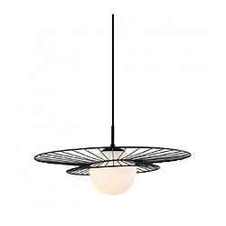 Luminaire Center Suspension moderne Alison Noir