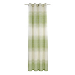 Deko Trends Flow 6236684 67 Rideau à 8 Oeillets Vert 245 x 144 cm