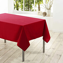 Decorline Nappe rectangle - Essentiel rouge - 140 x 200 cm