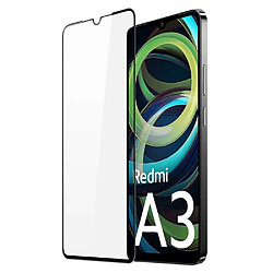 Htdmobiles Verre trempe pour Xiaomi Redmi A3 / Poco C61 4G - [Lot de 2] film de protection incurve integral - NOIR