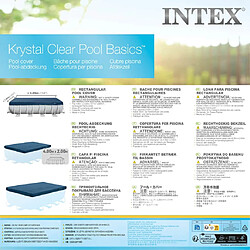 Avis Intex Bache hiver pour piscine tubulaire rectangulaire 4m00 x 2m00