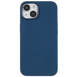 Coque en silicone antichoc, antichute, mince pour votre iPhone 14 Plus - bleu