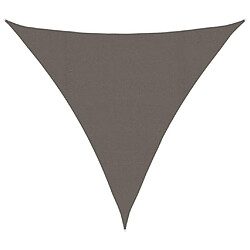 vidaXL Voile d'ombrage 160 g/m² Anthracite 4,5x4,5x4,5 m PEHD