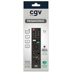 No Name Télécommande de remplacement - CGV - FIDELIO Panasonic - Pour téléviseurs Panasonic - Sans programmation - Prete a l'emploi