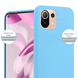 Cadorabo Coque Xiaomi Mi 11 LITE (4G / 5G) / 11 LITE NE Etui en Bleu pas cher