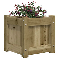 Avis vidaXL Jardinière 31x31x31 cm bois de pin imprégné