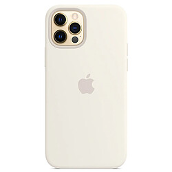 Apple Coque en silicone MagSafe pour l'iPhone 12 (Pro) - White 