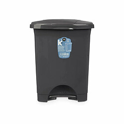 Avis BigBuy Home Poubelle à pédale Anthracite Plastique 10 L (8 Unités)