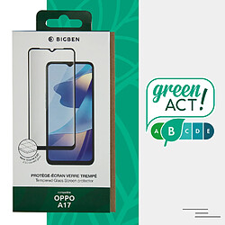 Protection d écran en verre trempé 2,5D BigBen Connected pour Oppo A17 Transparent pas cher