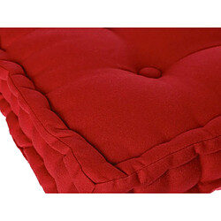 Avis Atmosphera, Createur D'Interieur Coussin de sol 40x40 cm - rouge - Atmosphera