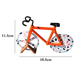 Avis Vélo Pizza Cutter Bike Roller Pizza Slicer Cuisine Pizza Cutter Orange