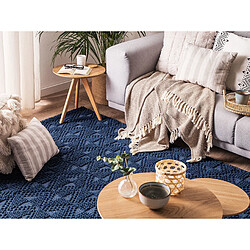 Avis Beliani Tapis 160 x 230 cm bleu marine SAVRAN