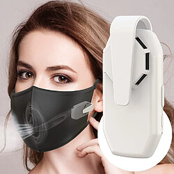 Avis Ventilateur Portable Réutilisable Pour Masque Facial Filtre à Air Clipsable Mini Ventilateurs D'Échappement Rechargeables USB Purificateurs D'Air Portables Personnels