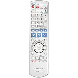 Universal La télécommande IR remplace l'EUR7659Y70 DMR-ES45V DMR-ES46V DMR- ES-46VS DMr- ES45VS DMr- ES35VP du magnétoscope DVD