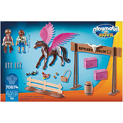 Playmobil® Playmobil Marla et Del avec Cheval ailé de 41 pièces The Movie Marron