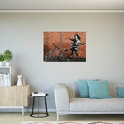 EPIKASA Impression sur Toile Banksy Hula Hoop