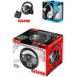 Volant et pédales de jeu Vidéo PRO Race Pro SV200 compatible Xbox Séries X|S PS3 PS4 SWITCH PC SUBSONIC + Casque SPIRIT OF GAMER PS5