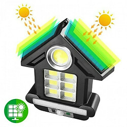 Tradex SOLAIRE AVEC PANNEAU DÉTECTEUR DE MOUVEMENT 81LED COB TÉLÉCOMMANDE CL-S180