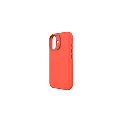 Decoded Coque pour iPhone 16 Gamme Stacks Compatible MagSafe en Silicone Antimicrobienne Orange