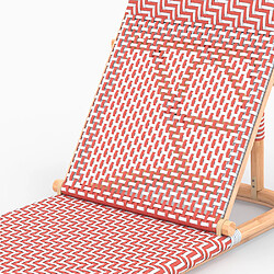 Acheter Rendez Vous Deco Chaise de plage Favignana terracotta pliable