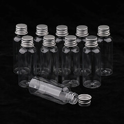 40pcs 50ml Bouteille de Voyage, Flacon Cosmétique Vide pour Liquides,Échantillons d'Huiles Essentielles pas cher