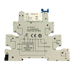 Hongfa HF41F PCB Relay 5-PIN Relay Socket 6-24V AC / DC 6A 41F-1Z-C2-1