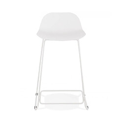 Kokoon Design Tabouret de bar design SLADE MINI WHITE 49x53x85 cm