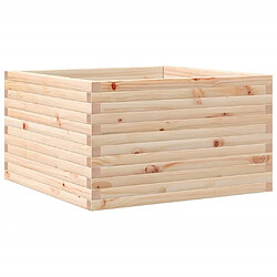 vidaXL Jardinière 80x80x45,5 cm bois de pin massif