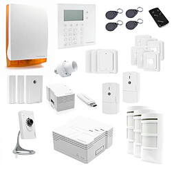 Kit sécurité système d'alarme sans fil pour maison connectée 28 accessoires THOMSON