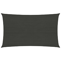 ComfortXL Voile D'ombrage 160 G/m² Anthracite 3,5x5 M Pehd