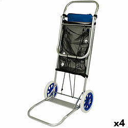 Chariot Multi-usages Aktive Bleu 47 x 100 x 52 cm (4 Unités)