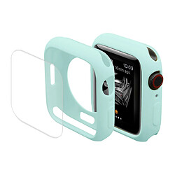 Coque en TPU ENKAY anti-griffes, bleu clair pour votre Apple Watch Series 7 41mm