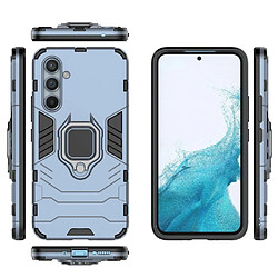 Htdmobiles Coque pour Samsung Galaxy A54 5G - housse etui rigide anti choc + verre trempe - BLEU FONCE